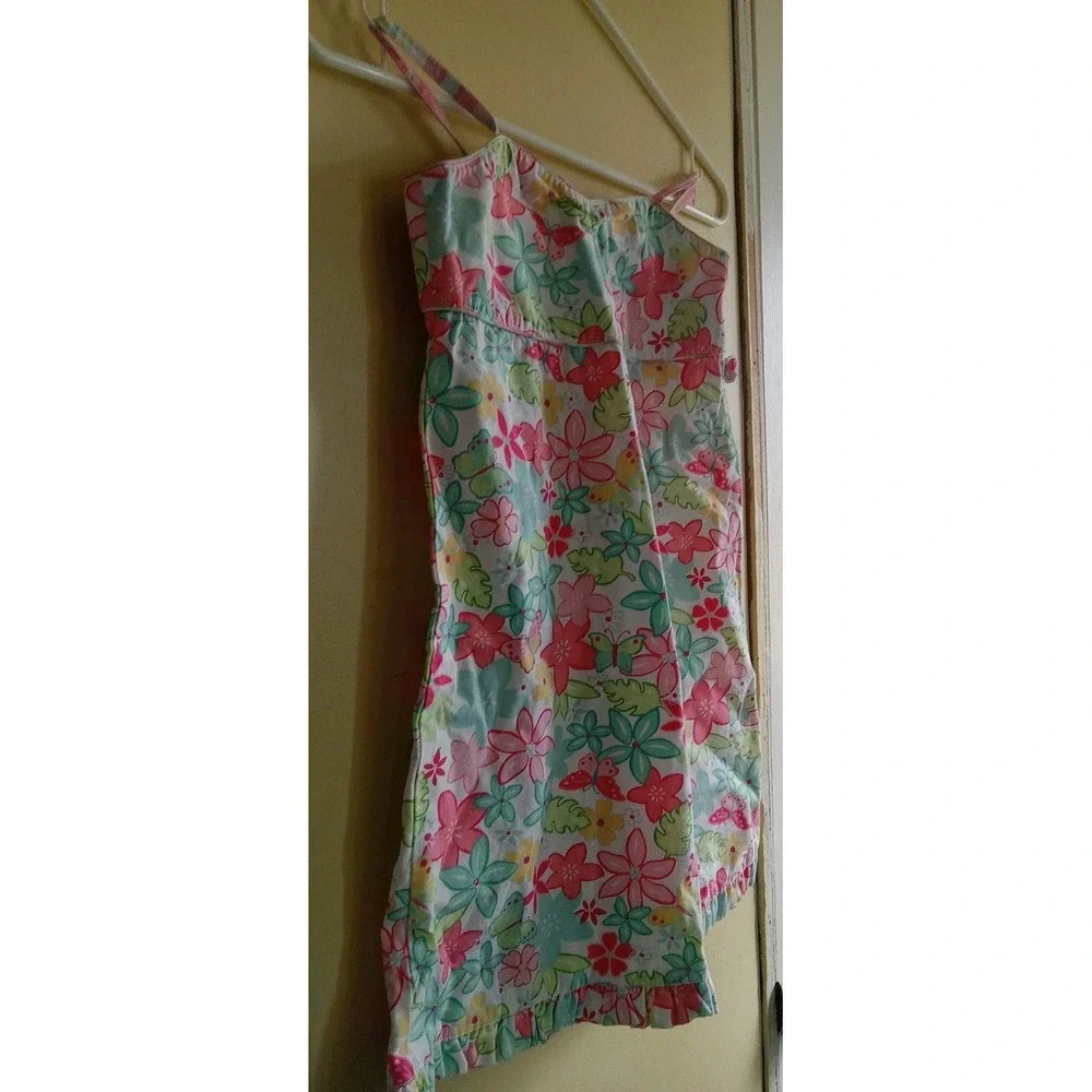 Gymboree Girls Floral Dress Sz XL‎ 6X  Sleeveless